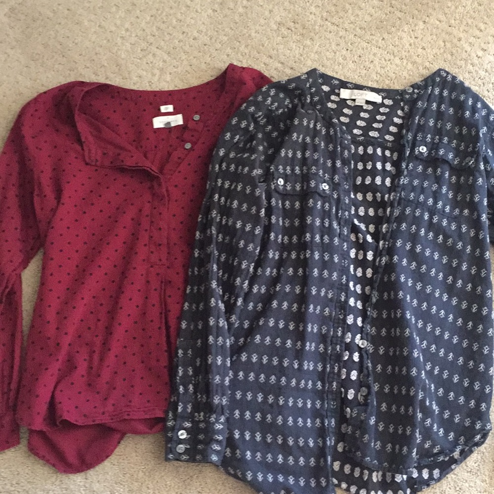 Loft softened shirts.